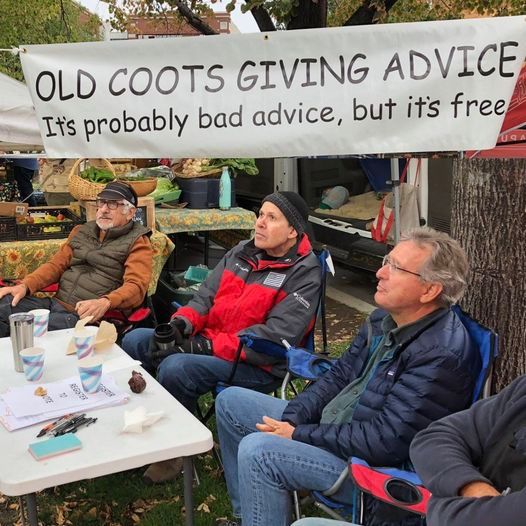 Group of retired friends set up ‘Old Coots’ booth at farmers market to ...